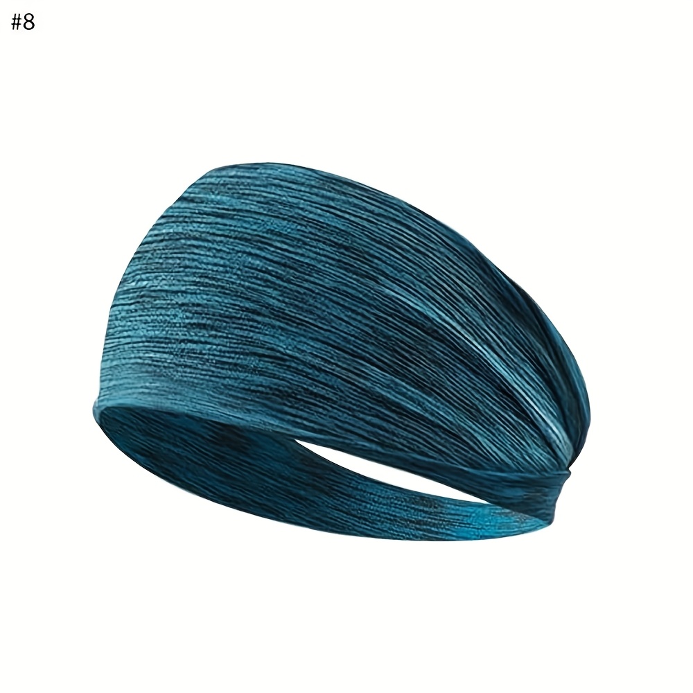 E-shop Damen Workout Stirnbänder Rutschfest Sport Schweißbänder Yoga Haarband für Reisen Fitness Sport Elastisch Feuchtigkeitstransportierend