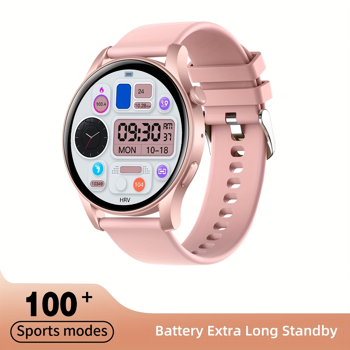 The Bezosmax Smartwatch Is Designed for Both Men And Women, Featuring a 1.43-Inch AMOLED HD Display, Wireless 5.3 Connectivity, Calling Capabilities, Various Sports Modes, Message Notifications, Wallpapers, a Silicone Strap, USB Charging
