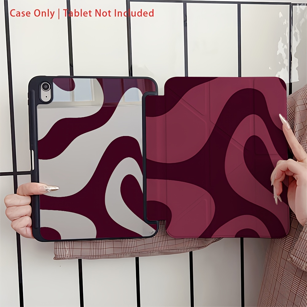 TEMU Case For Ipad, Foldable Tablet Case Compatible With For Ipad 10.9/10.2 Inch, Air 5th/, Pro 11 2022, For Ipad 7th/8th Gen, Air 2/air, Air M3/a16