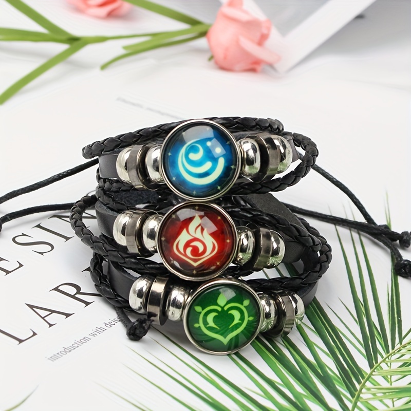 Impression retailer bracelet,Healing jewelry,Personalized Element Jewelry, Custom Masquerade bracelet, Inspired Vision Bracelet Charm Anime Bracelets