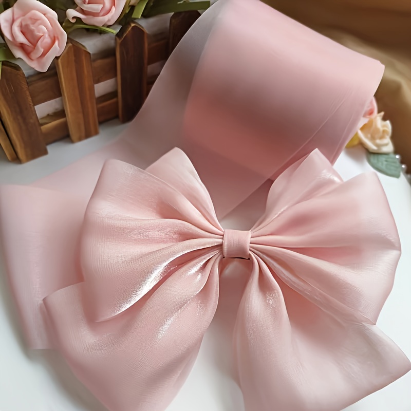 270cm Pearl Gauze Material Diy Cake Wave Fishtail Wide Ribbon Bow Ribbon Accessories