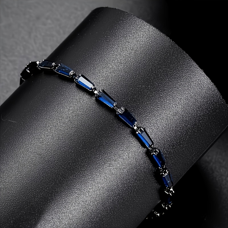 TEMU Silvery Zirconia , An Elegant Accessory Suitable For Men And Women And Versatile For Various Occasions. Suitable For Daily Wear, Mother's Day,