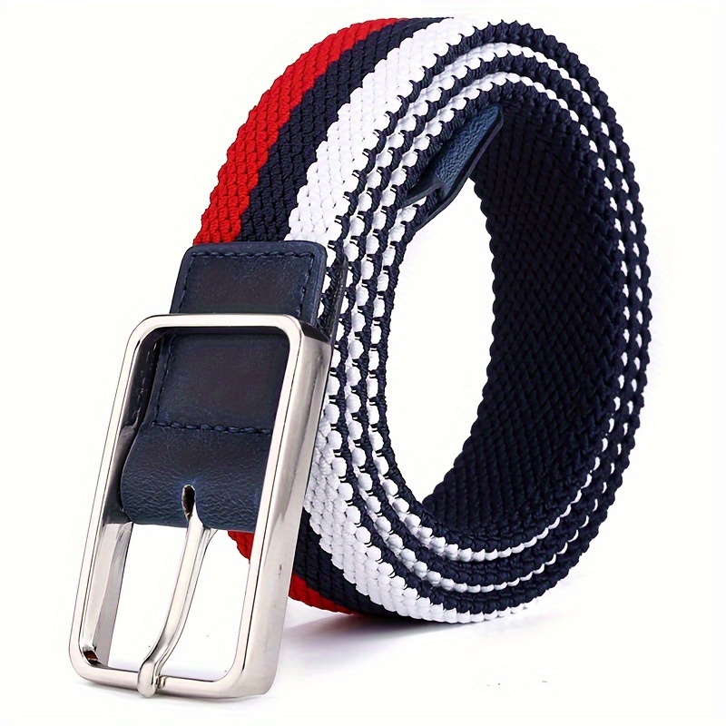 Image of High-quality Double-layer Elastic Casual Belt For Men And Women