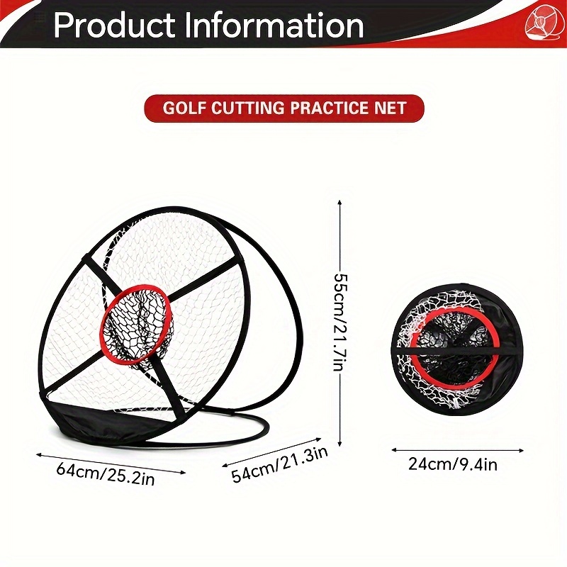 pgm golf training mesh net folding portable practice accessories for outdoor sports details 1