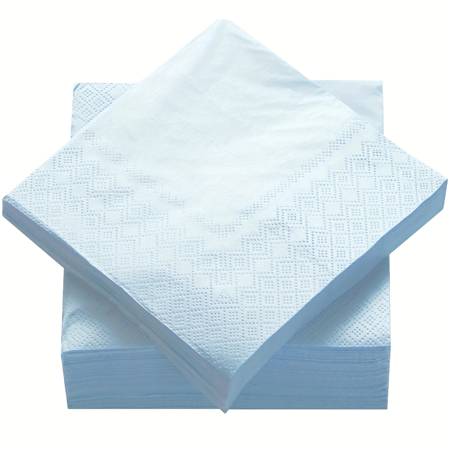 TEMU 50/100pcs Disposable Party Napkins, 2-ply Soft & Absorbent, Elegant Diamond Pattern – Perfect For Weddings, Birthdays, Anniversaries And Parties