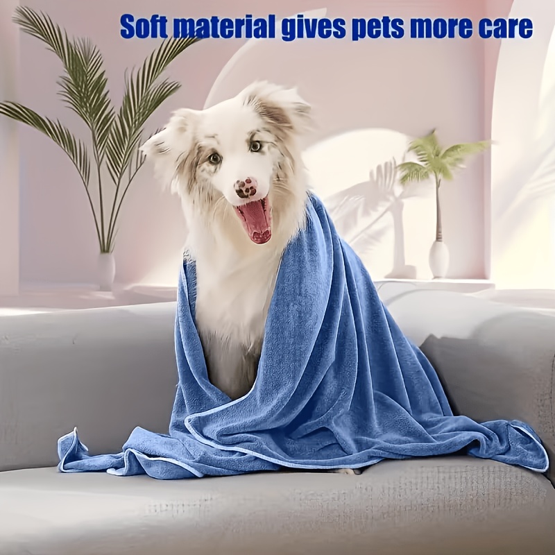 High-Density Fiber Towel for Pets, Quick Absorbent