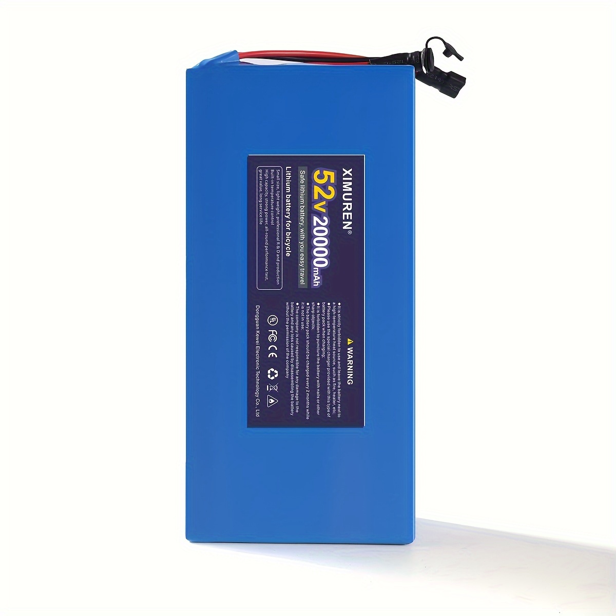 

H Battery 52v Battery, 10ah 14ah 20ah 25ah Battery, 52v20ah 3a Charger, , Xt60 And 30a Bms.