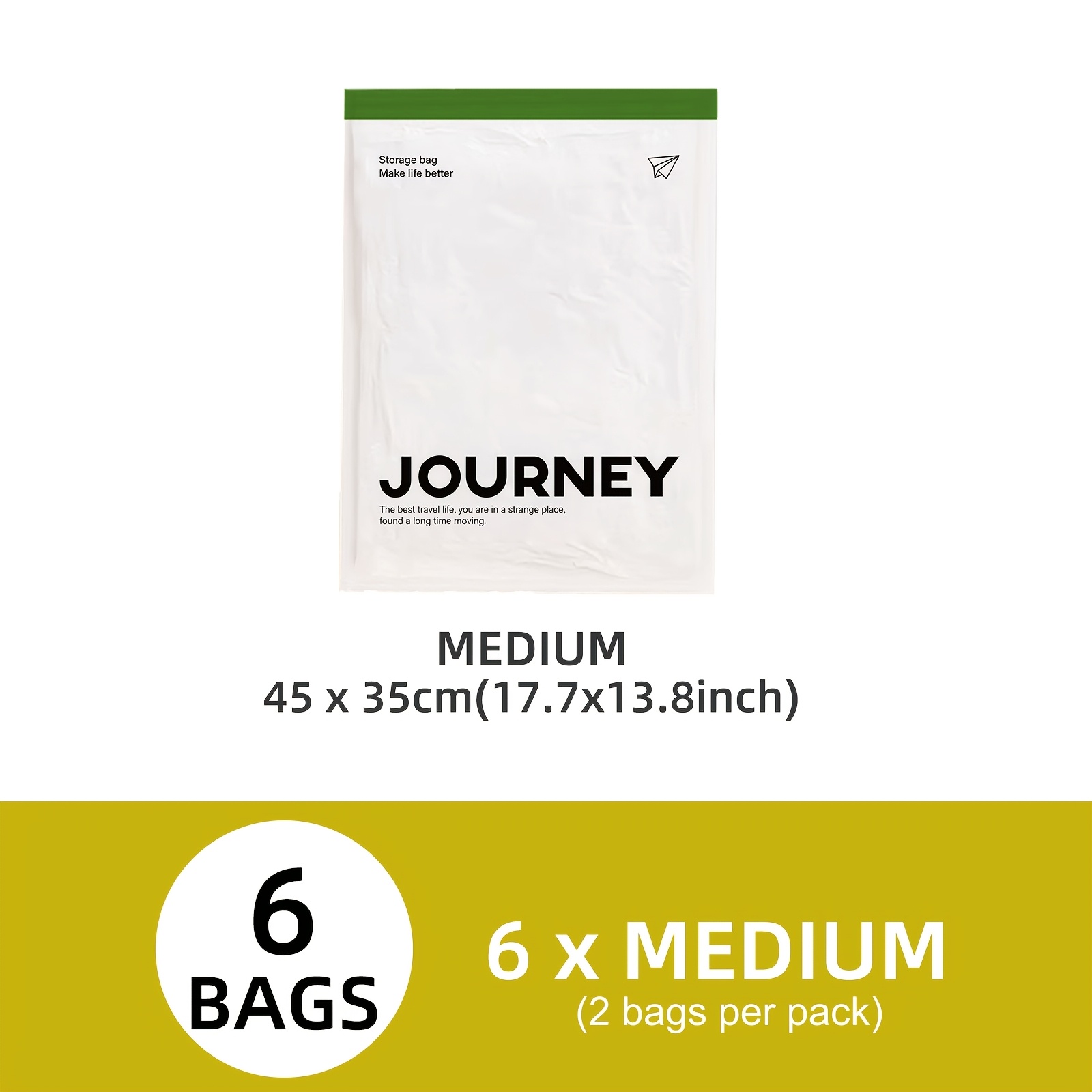 6pcs Hand-rolled Travel Bags - No Pump Needed, Transparent Storage For Towels, Socks, Cosmetics & More - Upgraded , Multiple Sizes