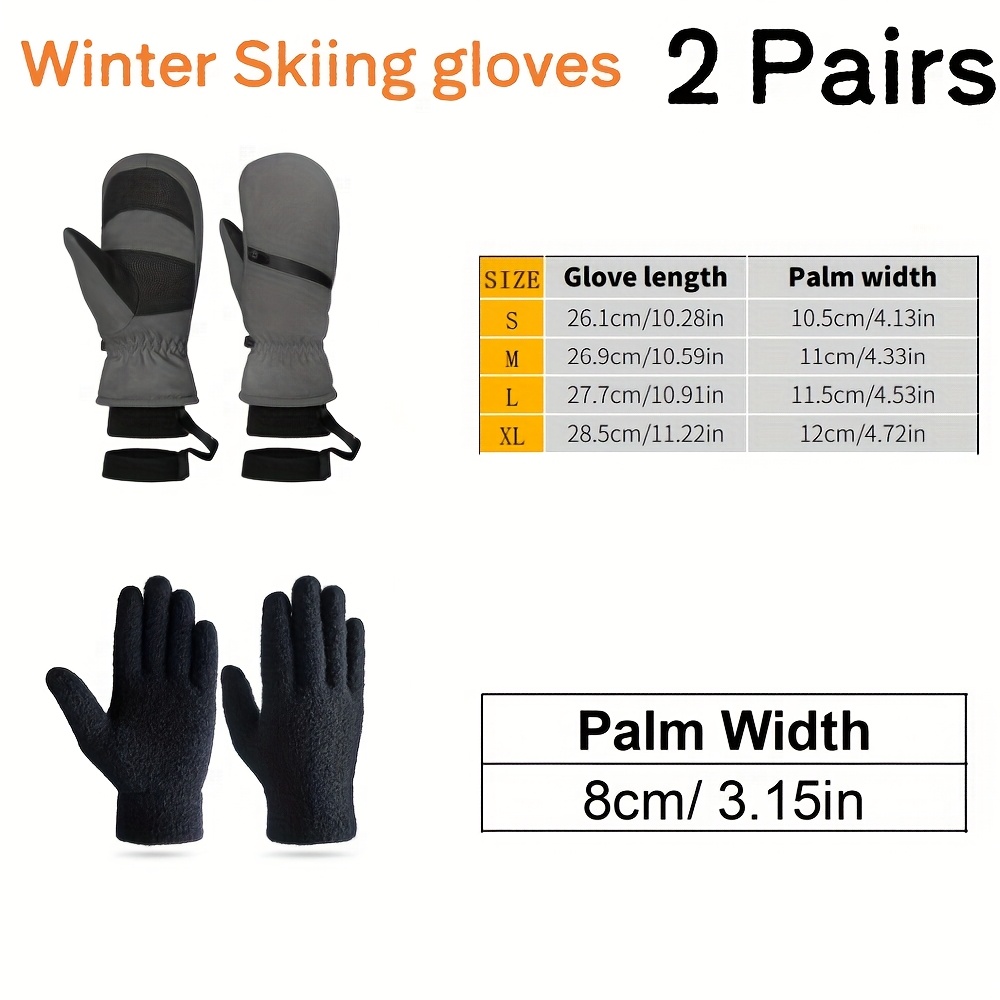 womens ski gloves in set mittens finger gloves Temu New Zealand