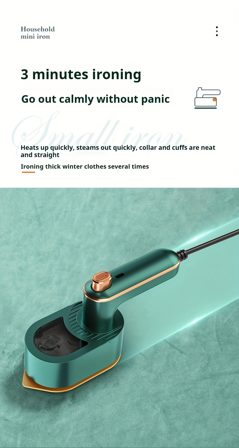 new handheld hanging ironing machine dry and wet dual use electric iron folding ironing machine small and portable   clothes   home ironing details 14