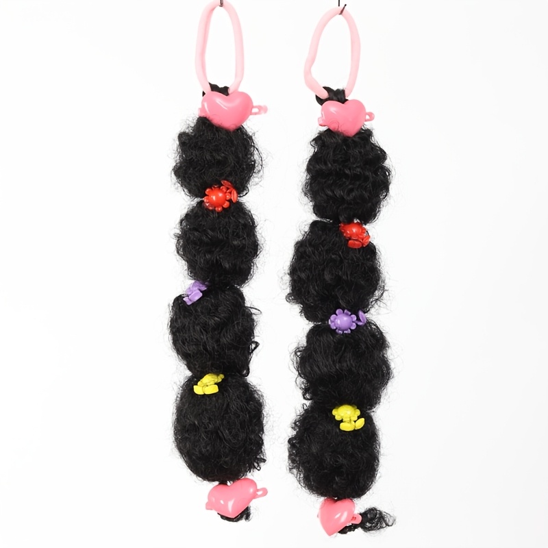 Image of Short Furry For Caterpillar Ponytail
