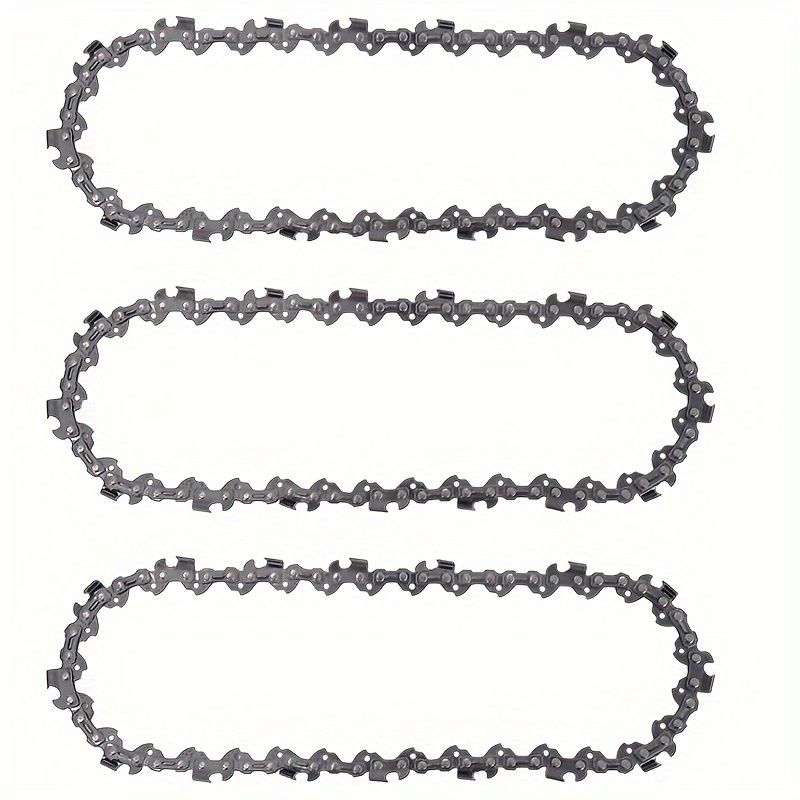 

3pcs 8" Chainsaw Chain Compatible With , Greenworks & More - 3/8" Lp Pitch,.050" Gauge, 33 Drive Links - Durable Replacement For Electric & Lawn Equipment