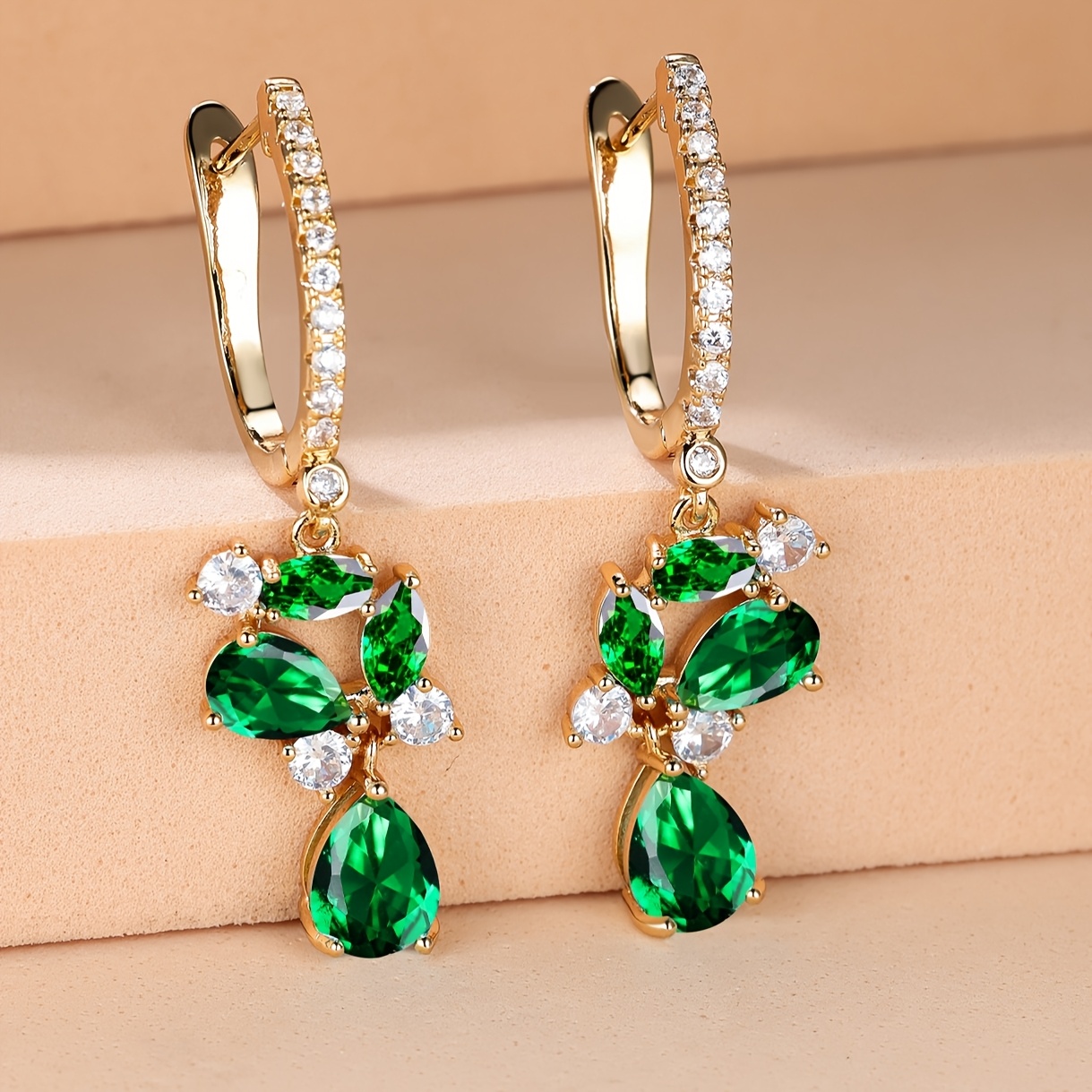 TEMU Une paire de boucles d'oreilles et élégantes en synthétique, parfaites pour et les .