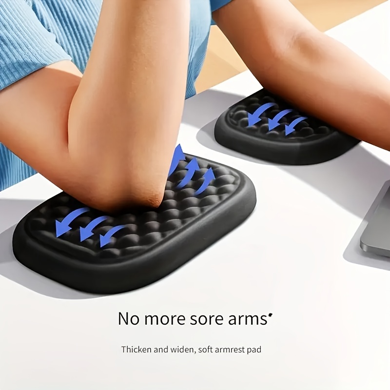 

Gaming Accessories Comfortable Wrist Rest For Computer Desk, Memory Foam Elbow And Wrist Support - Ergonomic Office Desk Armrest, Suitable For Computer Work, Typing, Gaming And Office Work