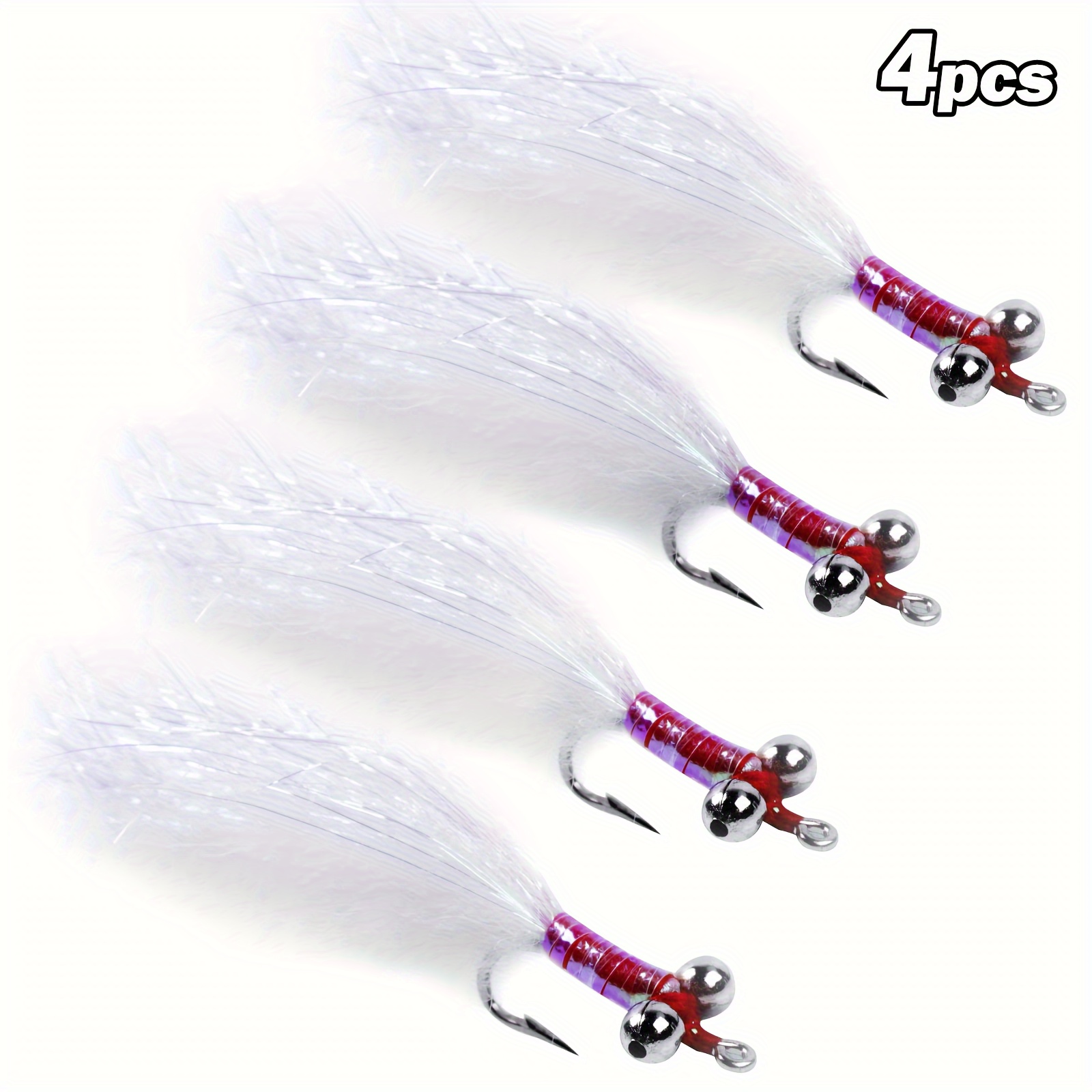 1Pcs/3Pcs Trout Steelhead Salmon Pike Streamer Fly for Fly Fishing Flies  Fishhook Size 1/0
