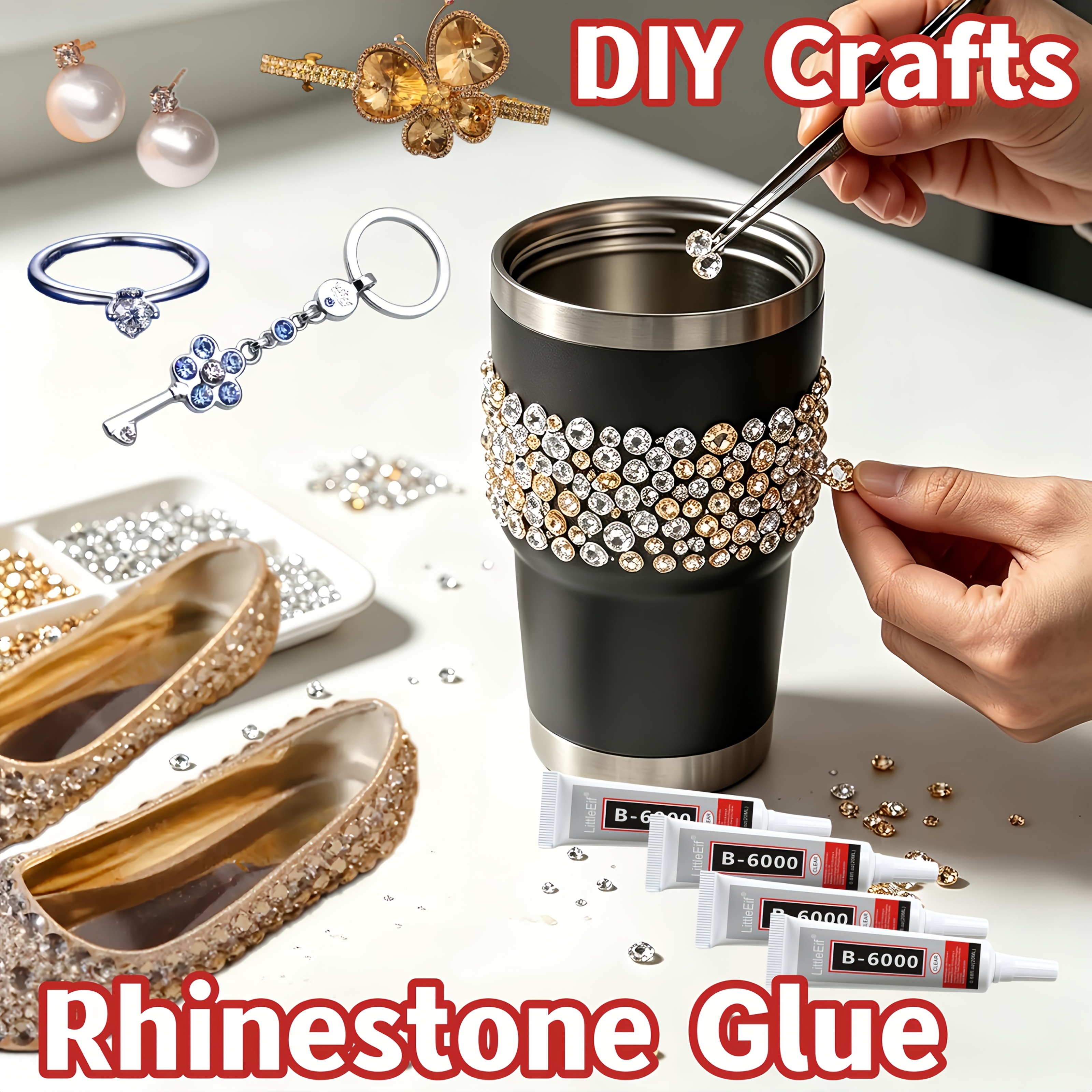 Jewelry Bead Glue for Jewelry Making, Crystal Clear
