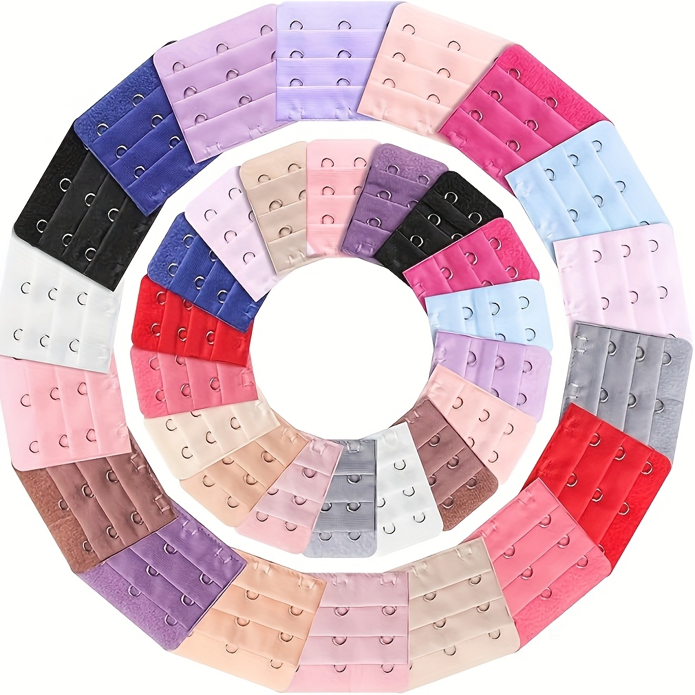 A Pack Of 36, Universal Bra Extenders Suitable For Use