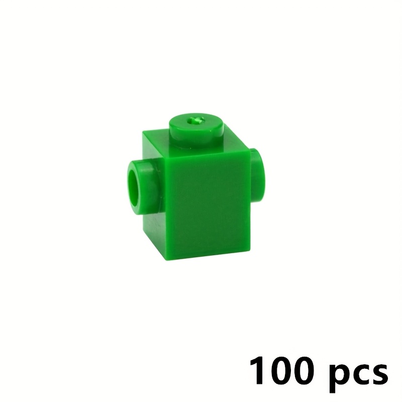 100pcs 1x1 Thick 2 Sided Brick Building Blocks Compatible with 47905