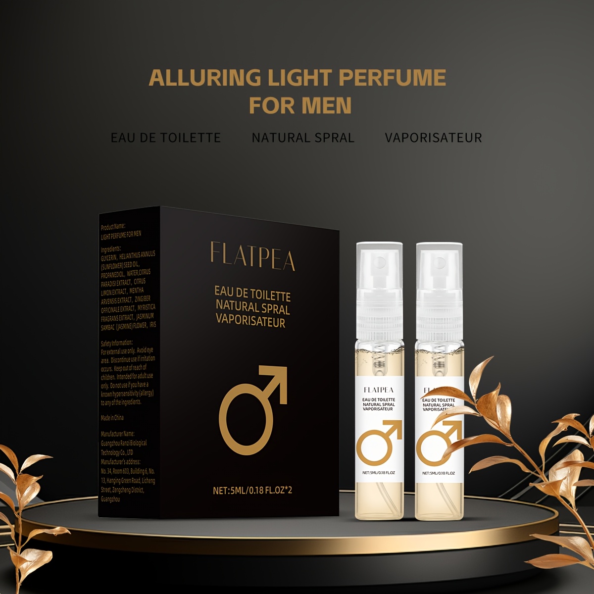 long lasting mens pheromone cologne 2pcs   night fragrance alcohol free best gift for him on valentines day Product details 0