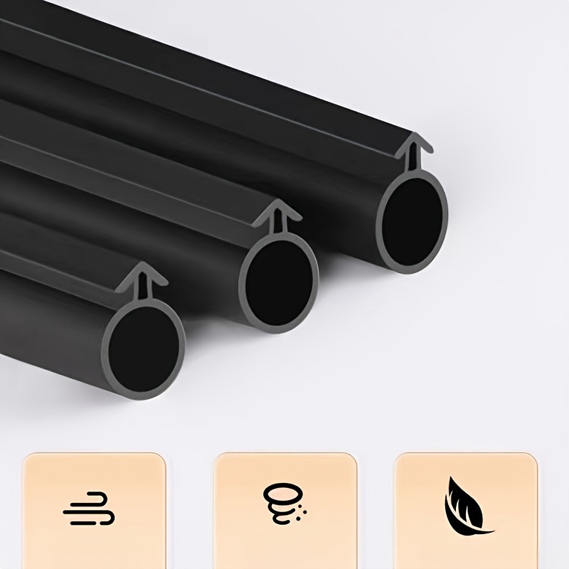 O-shaped Soundproof Rubber Strip Plastic Steel Window Sealing Strip Window Insulation Windproof Opening Window Sealing Strip Waterproof Strip