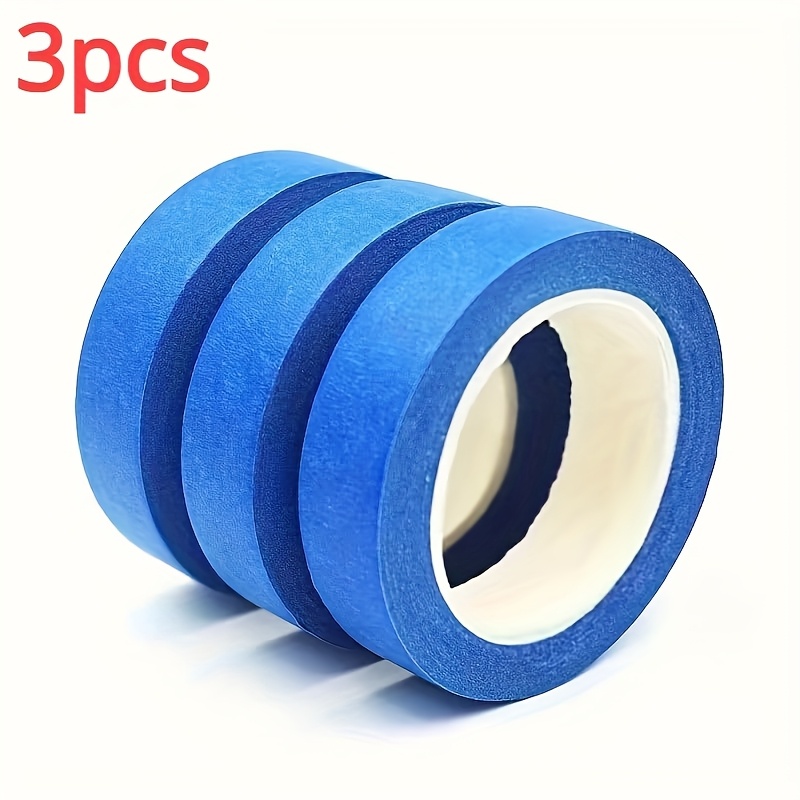 

Blue Painter's Tape For Multi-surface, 3-pack - Masking Tape For Painting And Decorating, 0.7" X 21. Per Roll