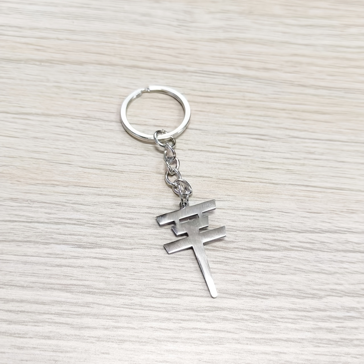 1 Stainless Steel Pendant Keychain Pendant Key Chain, Stainless Key Pendant | Personalized Trendy Backpack Pendant
