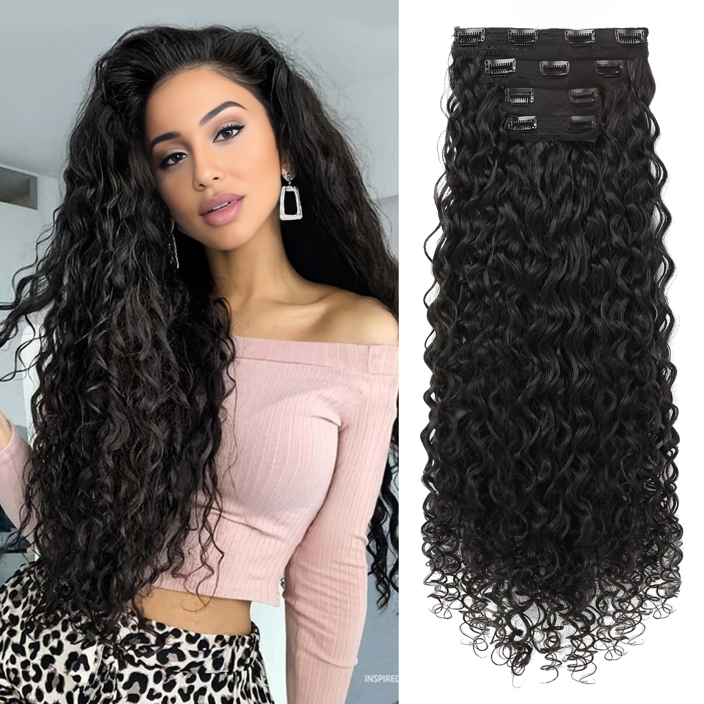afro curly clip in ponytail extension 30 inch long - Temu display picture 3