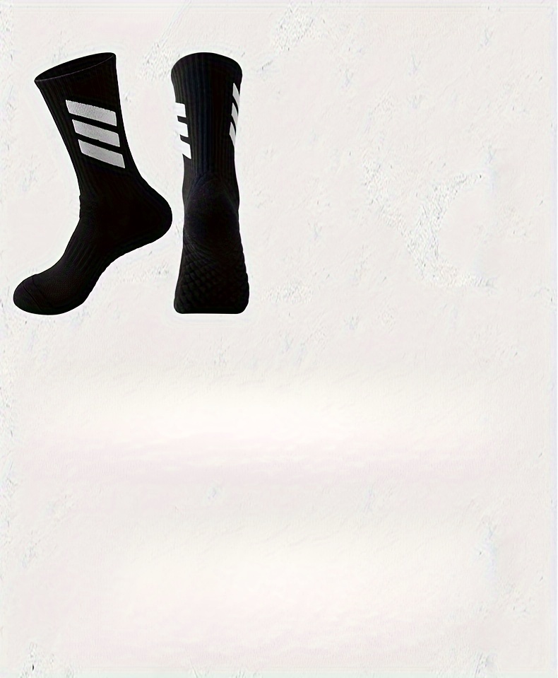 4 Pairs of Men'S Autumn And Winter Professional American-Style Elite Basketball Socks with Towel Bottoms & Sports Socks