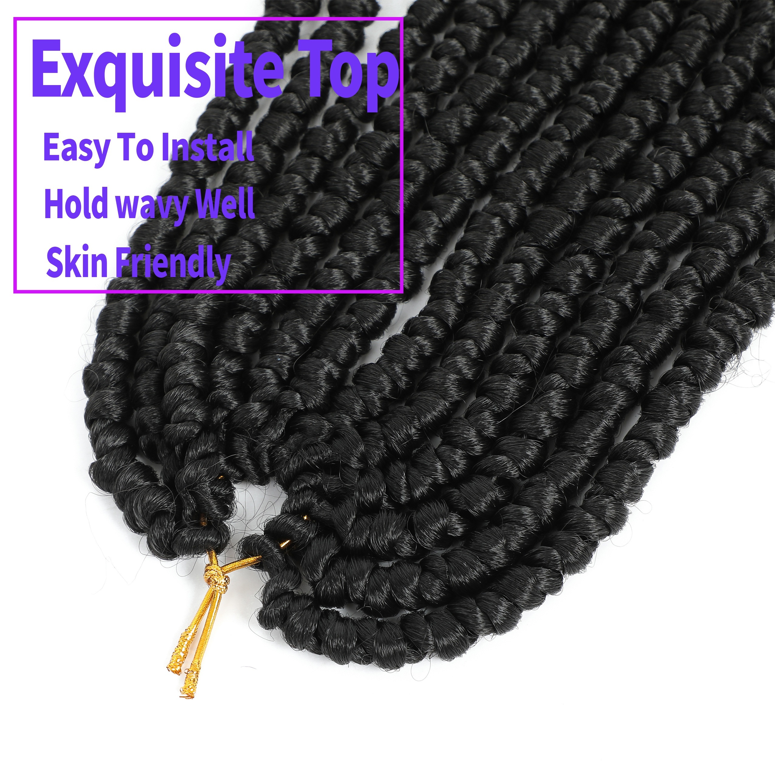 Passion Twist Hair Pretwisted Passion Twist Crochet Hair - Temu