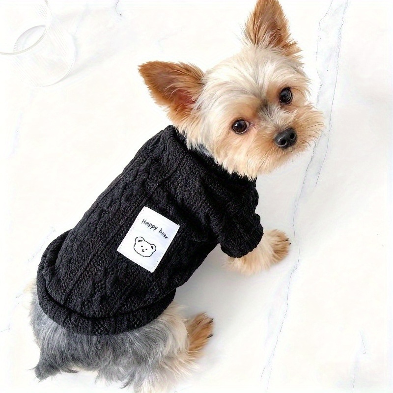 4pcs red     sweaters autumn winter clothes for cats and dogs ted dog sweater pet warm sweater pet clothes colors and patterns     Product details 9