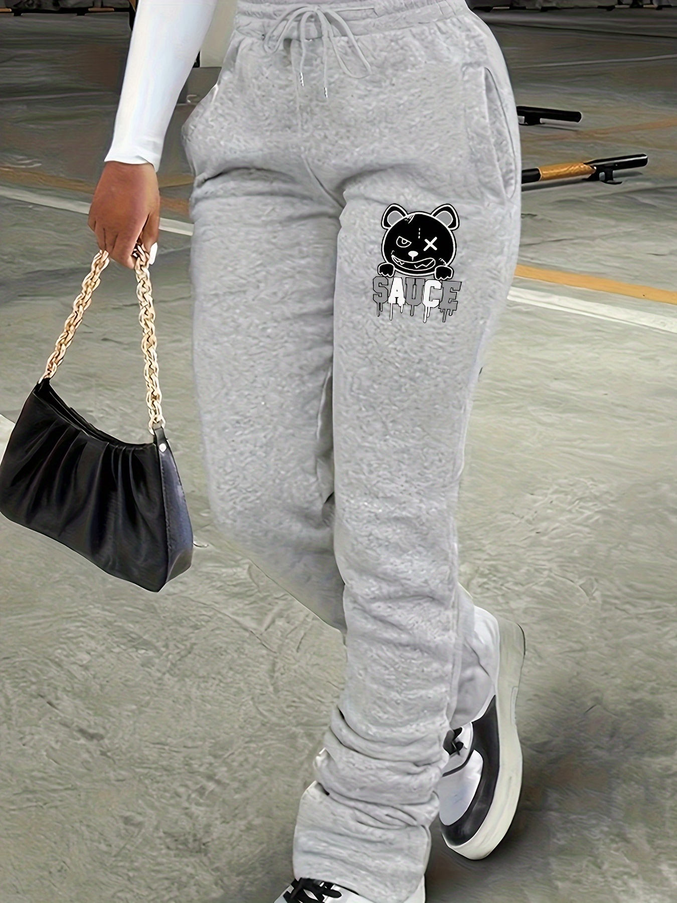 bear sweatpants sold on Temu United States