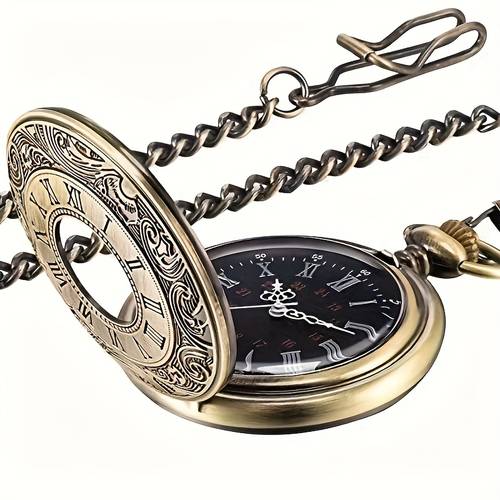 classic elegant roman watch quartz movement mens fashion accessory for business casual wear and bag charm