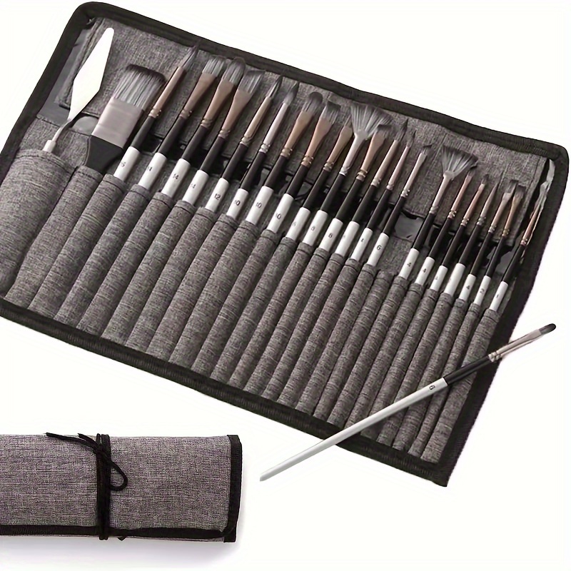 

24pcs/set Painting Set Set, Oil Painting, Watercolor And Gouache Cloth And Painting Knives