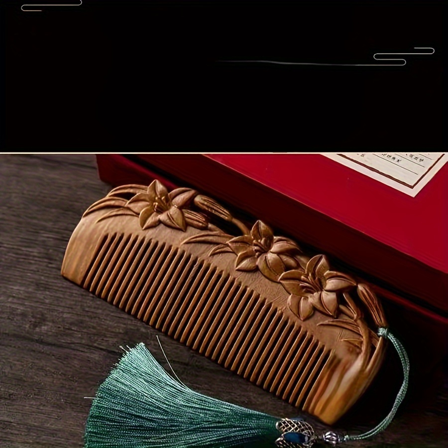 

Engraved Comb - Chinese , For Women