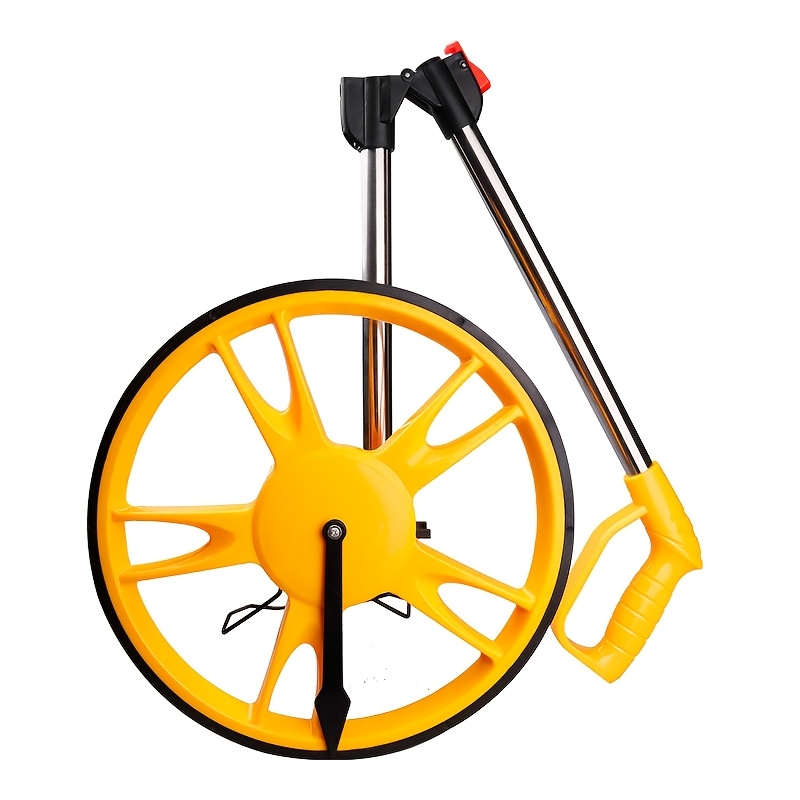 Image of Portable Mechanical Measuring Wheel With Storage Bag For Precise Measurement Of Architectural Landscape And Ergonomics, Foldable And