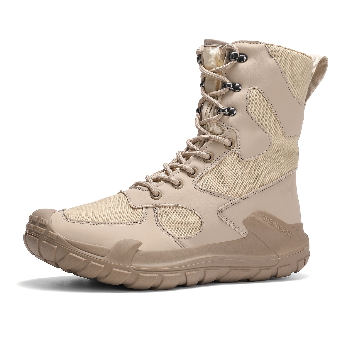 sneakers plus size hiking boots for outdoor desert use high top trekking and mountaineering boots with anti slip training shock absorbing athletic combat boots zip up mesh combat boots security boots security inspection shoes   training