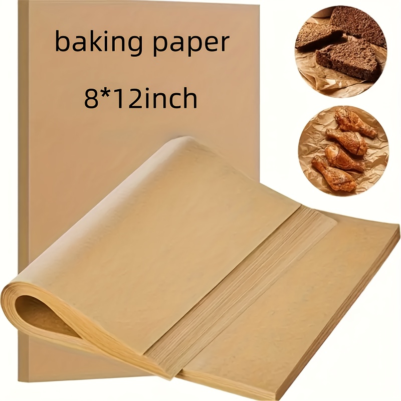 50 100pcs 8x12 inch pre cut baking parchment   convenient and quick helper for baking