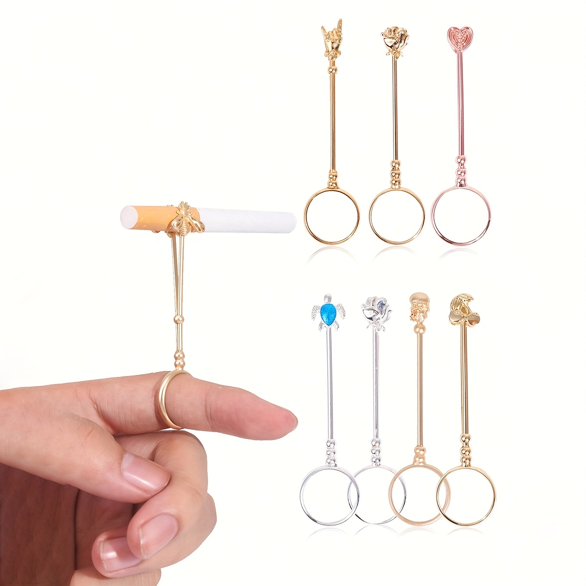 cigarette holder ring sold on Temu Republic of Korea