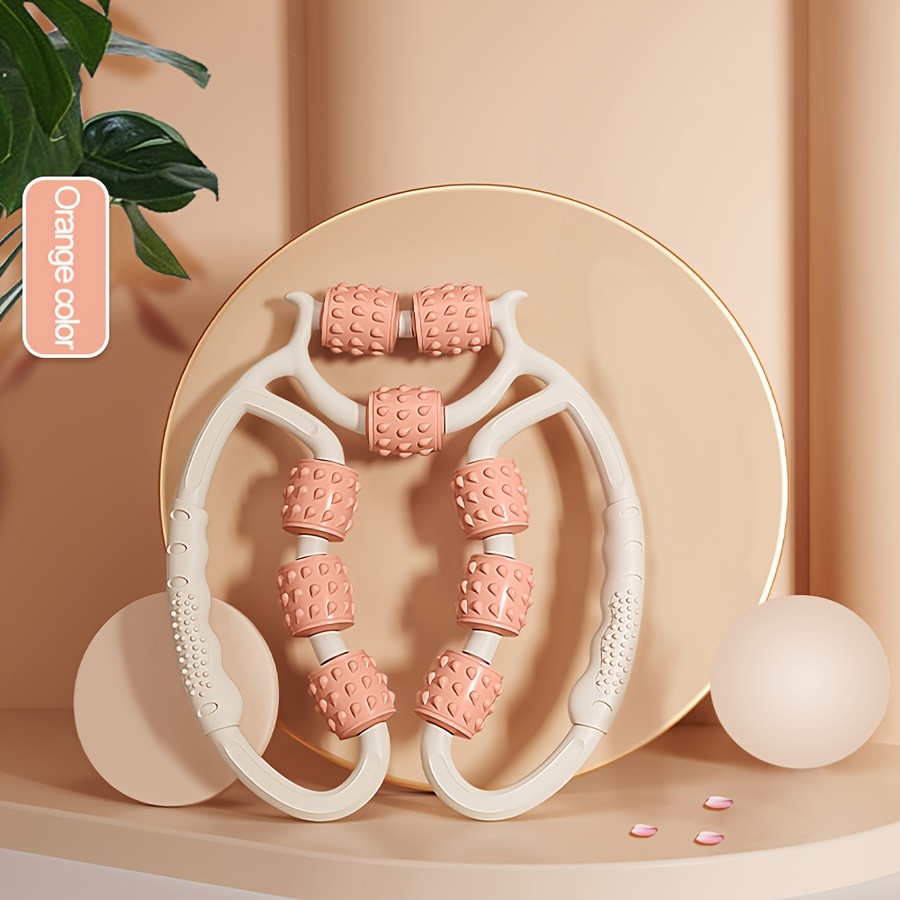 Nine-wheel Massage Stick For Leg, For Massaging The Legs With Rolling Rings To Relax Thigh Muscles