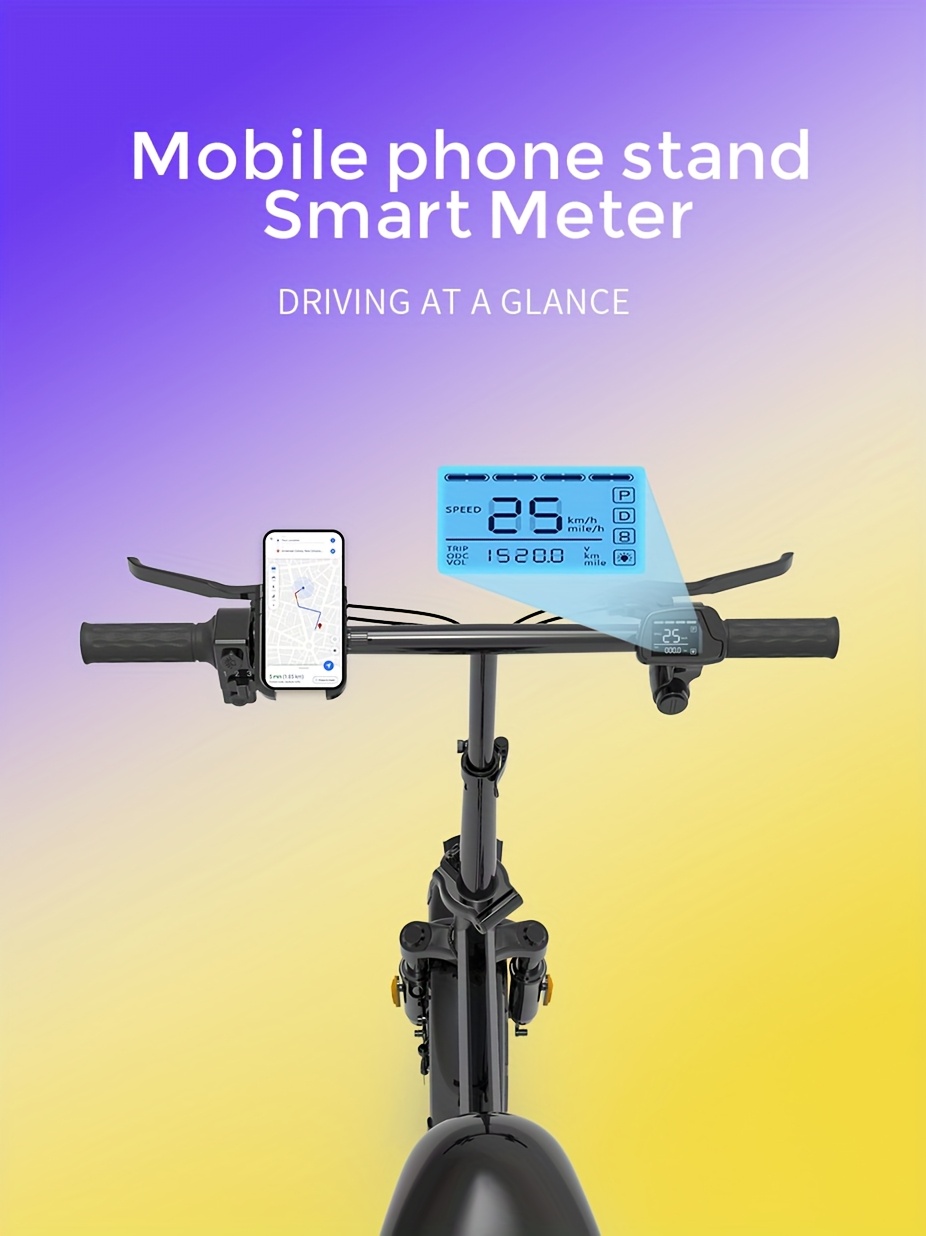 [Folding E-Bike] 700W Folding E-Bike for Adults: Tackle 25° Hills & 20MPH Speeds. 35-Mile Range with 48V 20Ah Removable Battery, 385LBS Capacity & 11-Layer Shock Absorption for A Smooth Ride. Your All-in-One Commute & Adventure Solution
