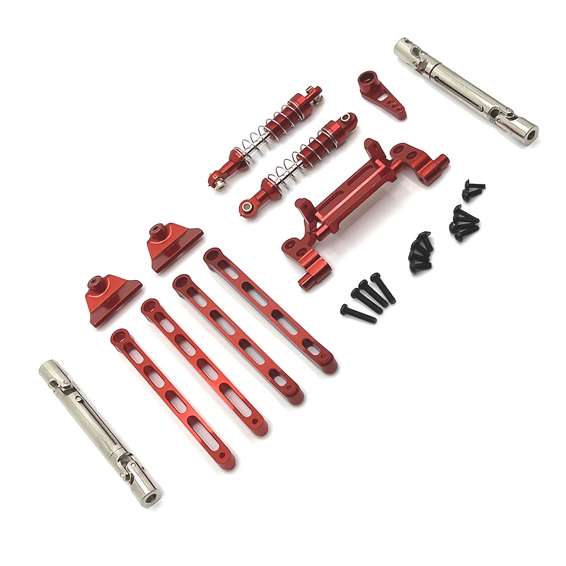 rc car metal upgrade replacement pull rod shock absorber etc