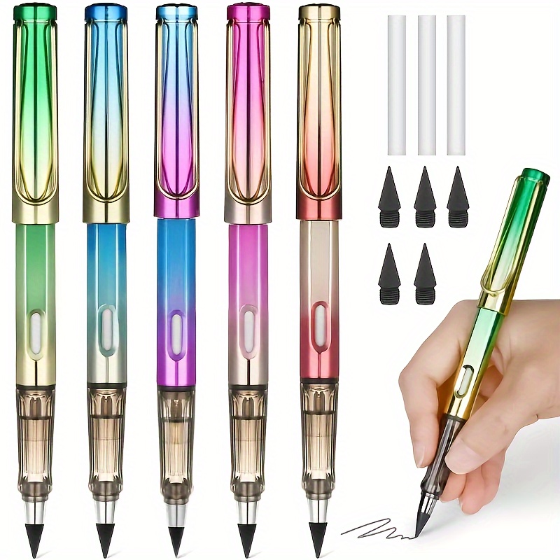 

10pcs/set Infinity Pencil No Ink Unlimited Writing Eternal Pencils Sketch School Items Kawaii Pens Back To School Supplies