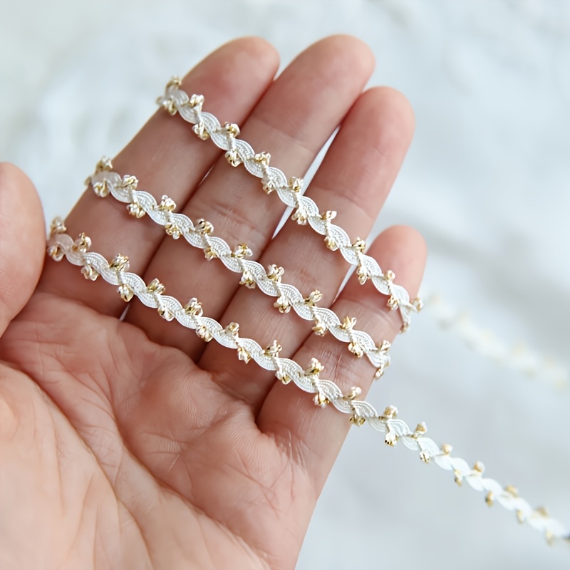 1 Yard Serrated Edge Trim, Suitable For Small Sewing Crafts, Ideal For Doll Clothing And Projects