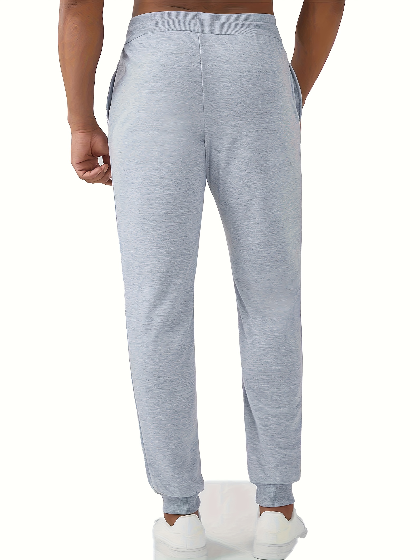 2pcs Men'S Fashion Casual Joggers | Breathable Sport Pants with Drawstring Waist, Comfortable Fit, Suitable for All Seasons, Featuring Print Pattern | Mature Style, Mid Waist, Slight Stretch Fabric