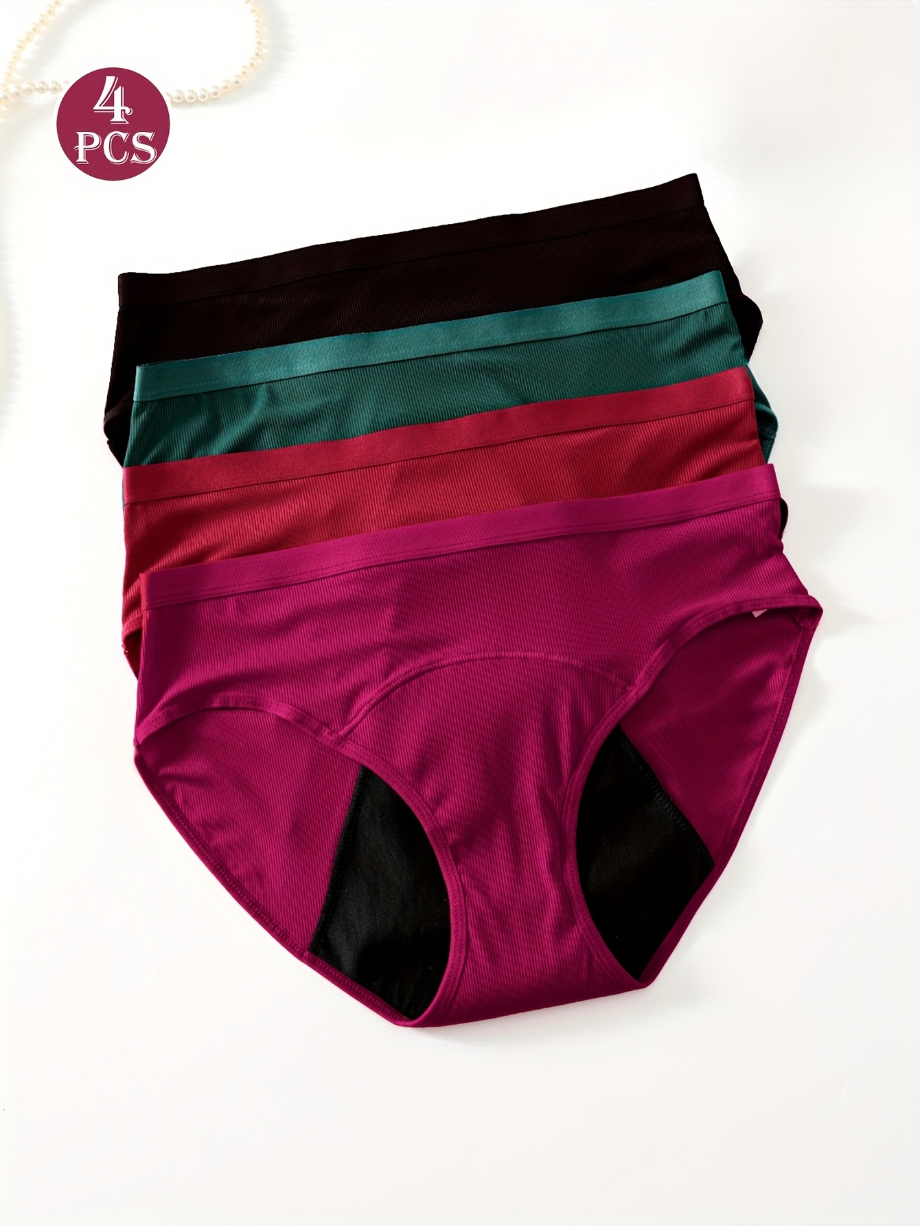 4-Pack Maternity Panties – Under Bump High Waist Briefs For Pregnancy & Postpartum