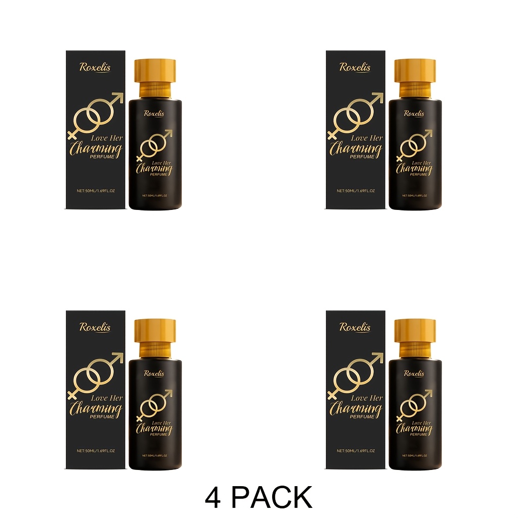 Image of 4pcs-6.76 Fl.oz Men's Pheromone Perfume, Luxury Men's Fragrance. You Face Social Occasions Confidently, Easily Win . Essential For Couples' Dates, The Top For Men