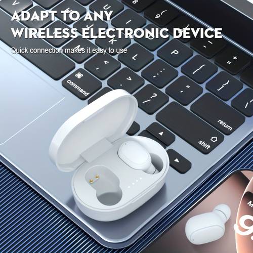 Casque sans fil à réduction de bruit | Écouteurs intra-auriculaires stéréo sans fil, écouteurs tactiles, étui de chargement pour écouteurs, contrôle du lecteur de musique, écouteurs audio électroniques