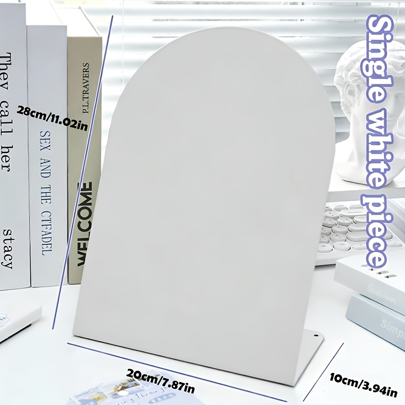 TEMU 1pc Desktop Magnetic Message Board, Vertical Badge Small Card Storage Display Board, Family Note Exchange Board, Office Workstation Name Card