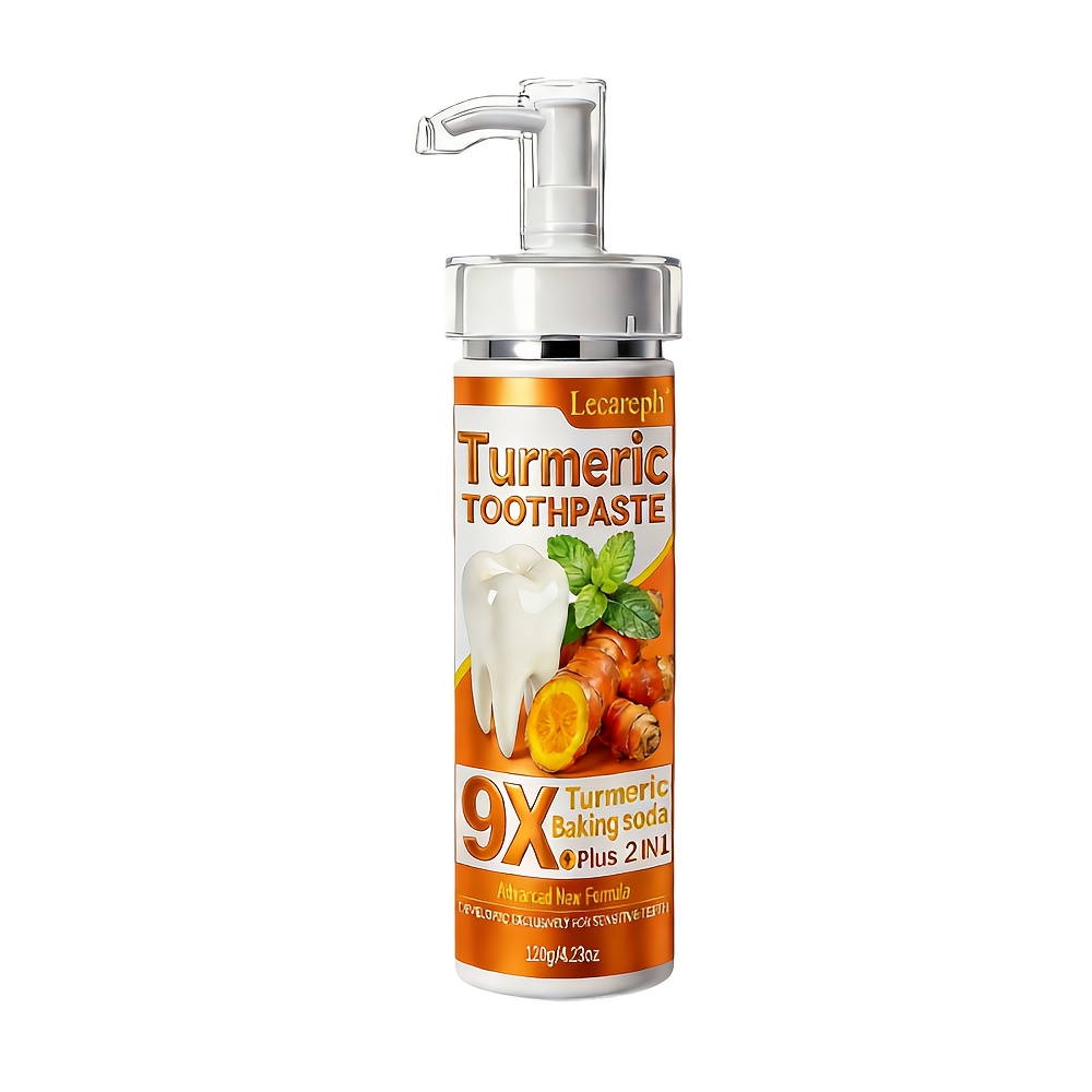 Image of Luxury Turmeric And Bee Venom Toothpaste - Rich In Hydroxyapatite, Sodium Bicarbonate & Menthol, 2-minute Deep Clean, Removal And By Brushing, -free, Daily Oral Care, Suitable For , Gift