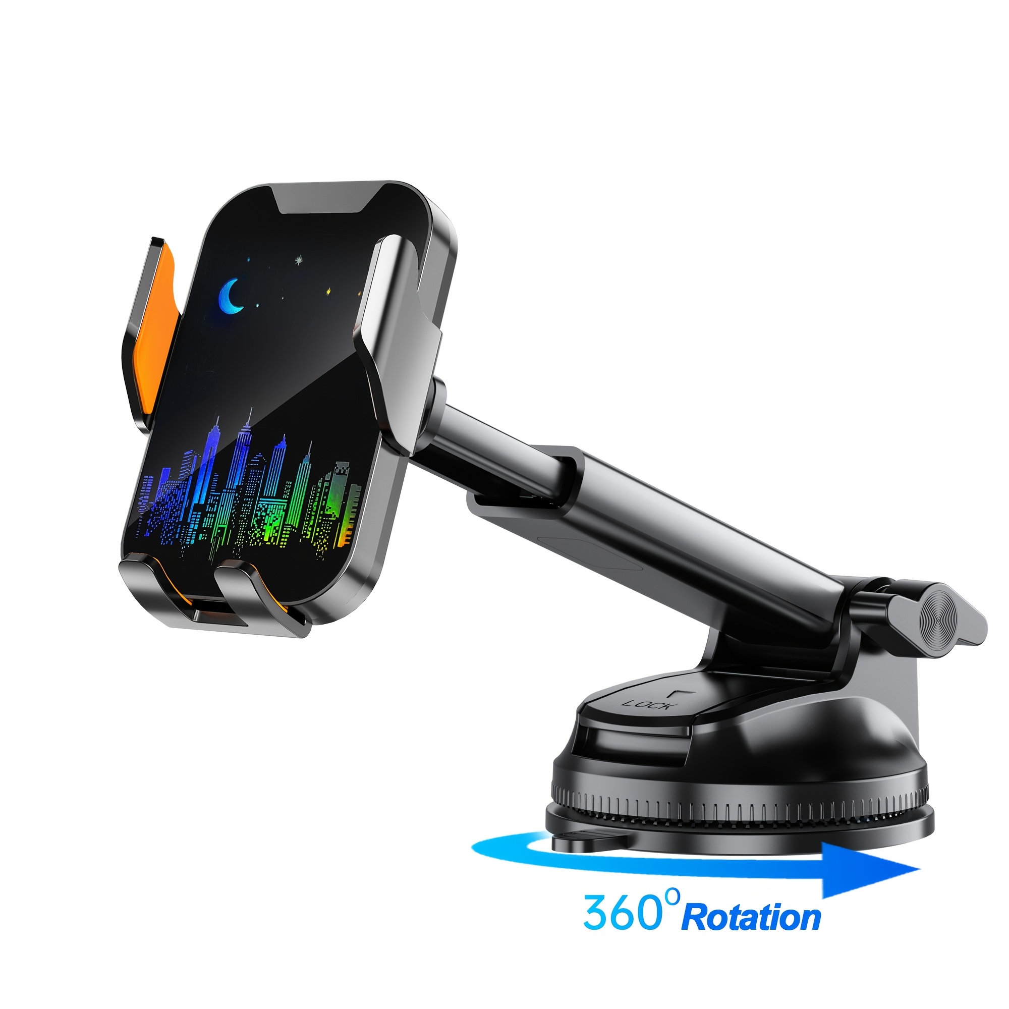 Car Phone Holder Mount, Upgraded Handsfree Stand, Phone Holder For Car Dashboard, Compatible With Iphone